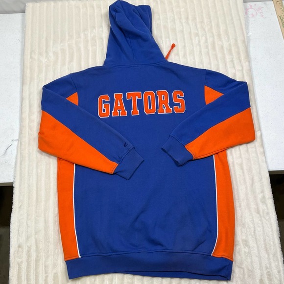 Florida Gators 1XL Tall Embroidered Sports Logo Hoodie Blue and Orange - Picture 7 of 7